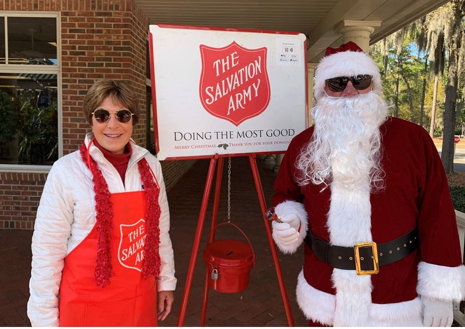 Bell Ringers For Salvation Army Landings Land Lovers